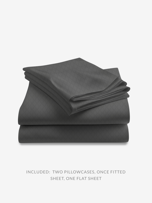 Temperature-Regulating Cotton Percale Sheets Set, lifestyle photo