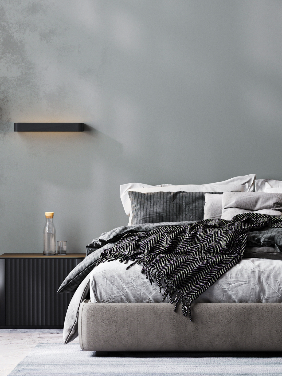 Temperature-Regulating Cotton Percale Sheets Set