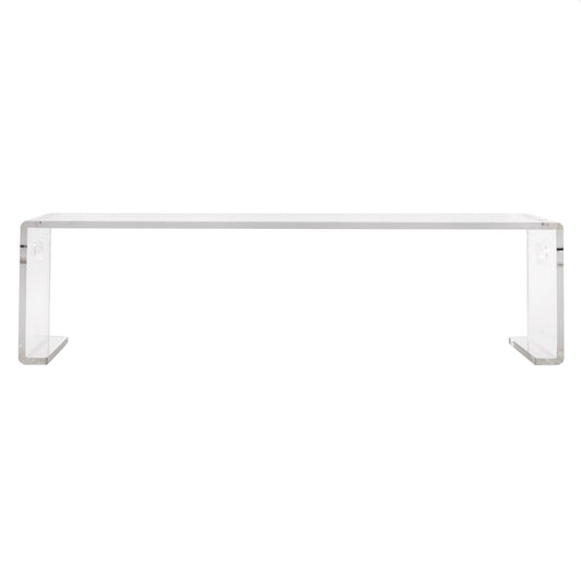 Stackable Clear Acrylic Shoe Shelf for Closets, lifestyle photo