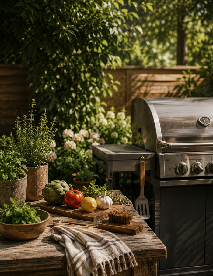 Grill & Garden — outdoor cooking and garden pieces
