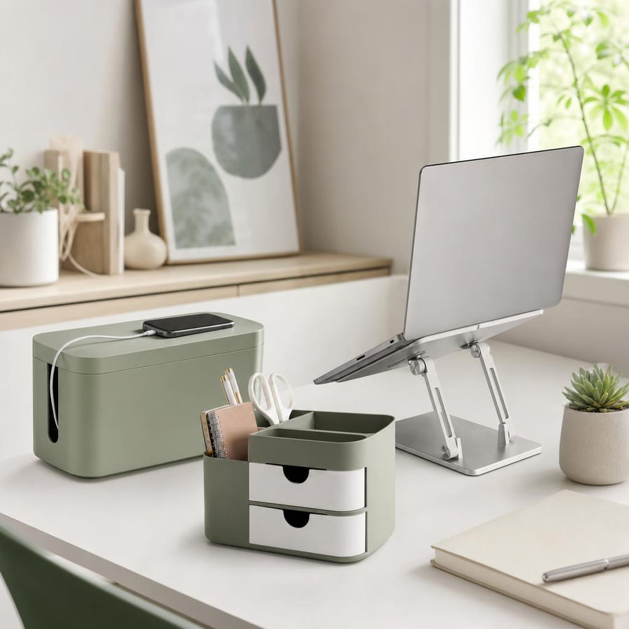 Desk & Cord Organization