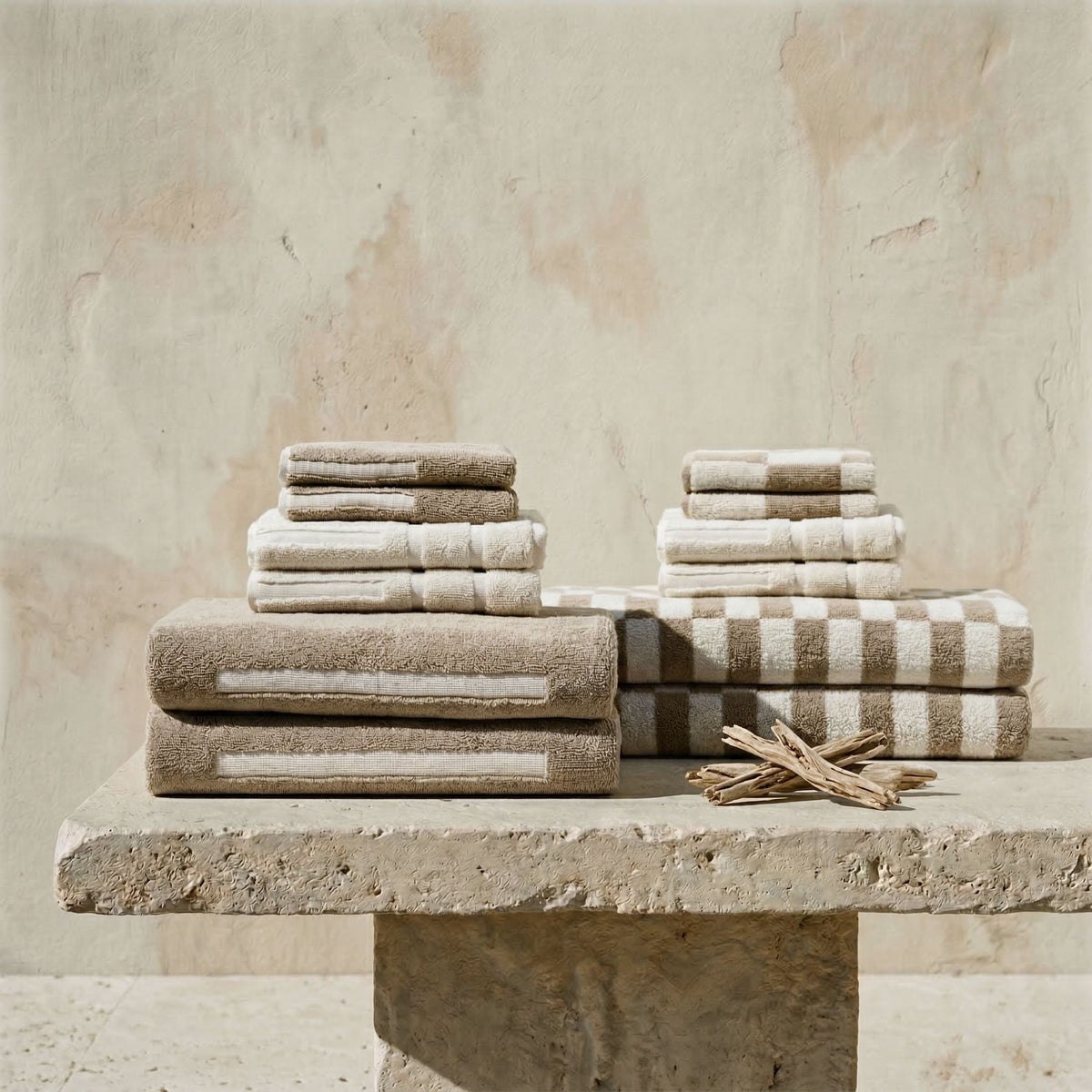 Serviettes Pietra en Coton Australien