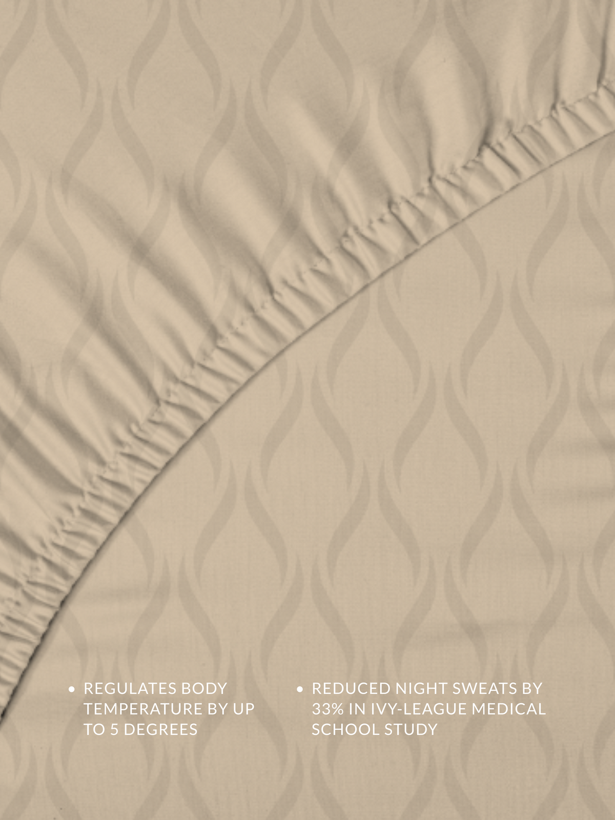 Temperature-Regulating Cotton Percale Sheets Set