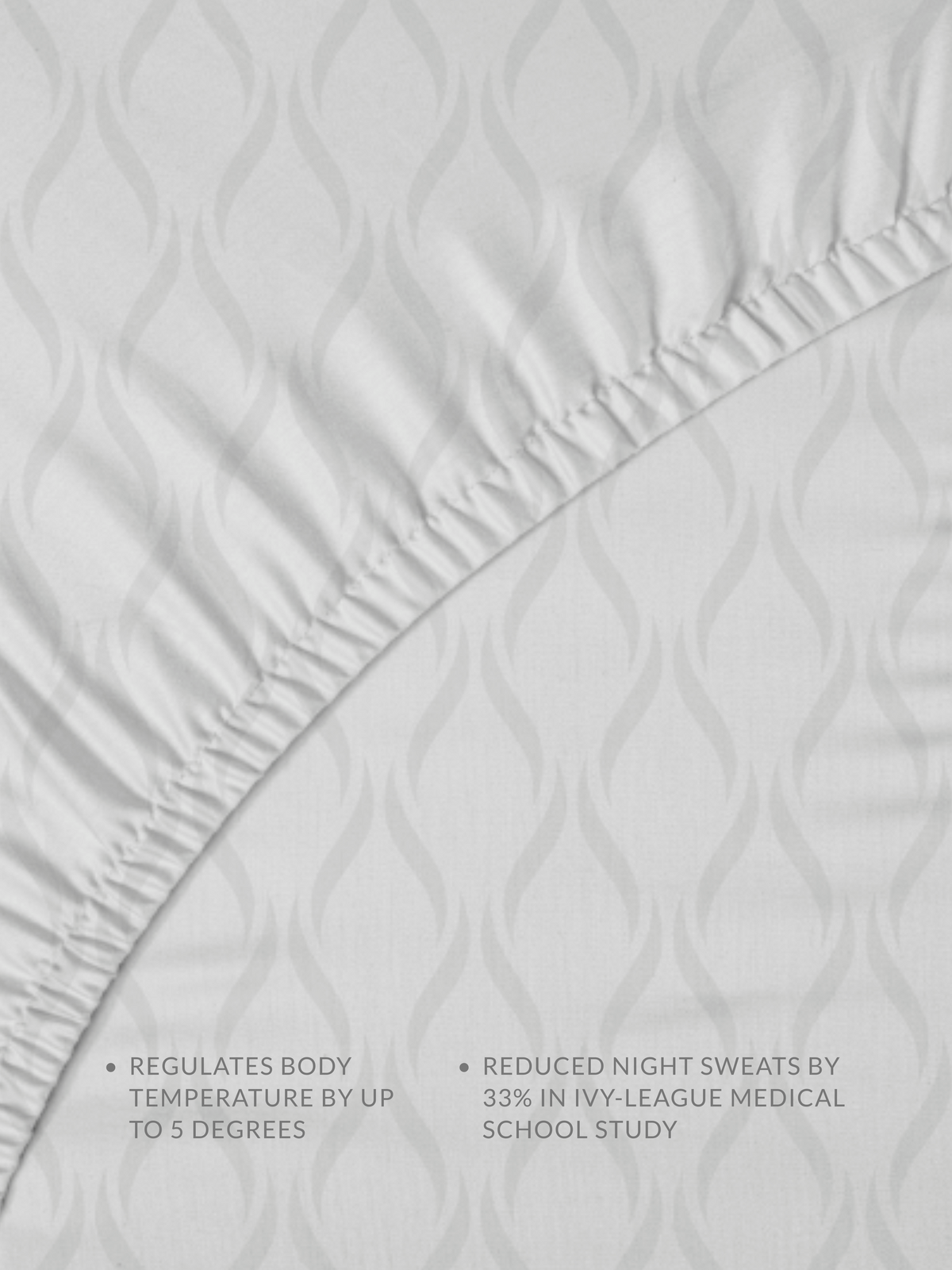 Temperature-Regulating Cotton Percale Sheets Set