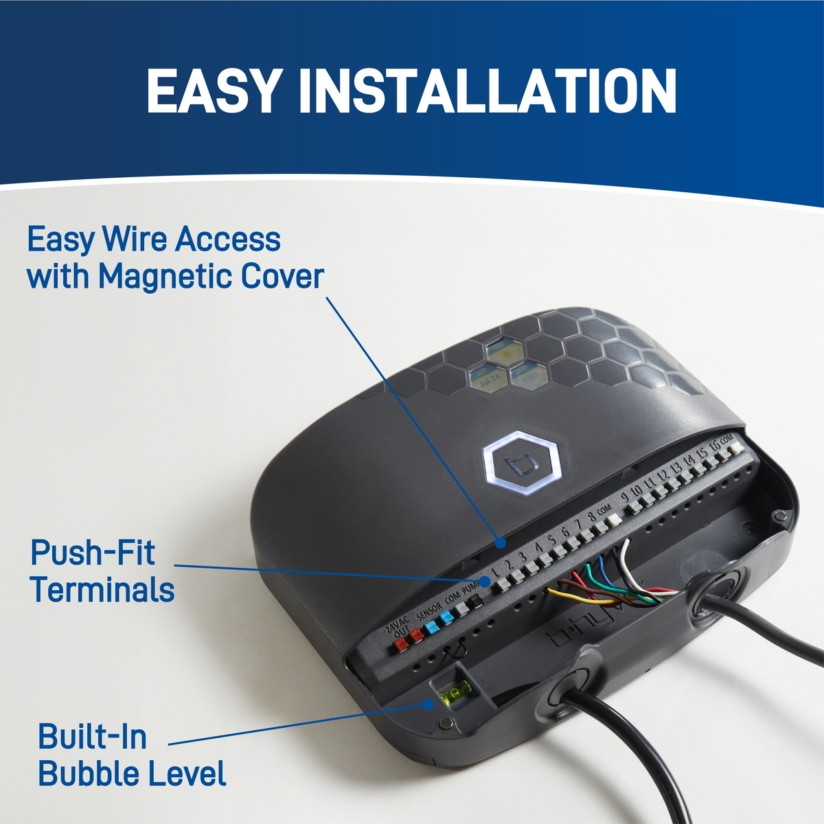 Orbit B-hyve XR Smart Sprinkler Timer, 8 Zones, styled setting