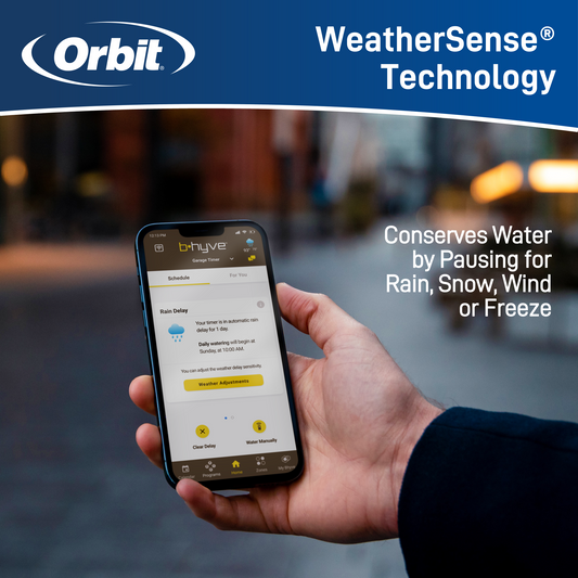 Orbit B-hyve XR Smart Sprinkler Timer, 8 Zones, lifestyle photo
