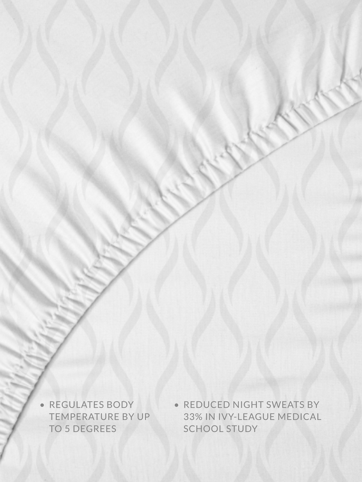 Temperature-Regulating Cotton Percale Sheets Set, styled setting