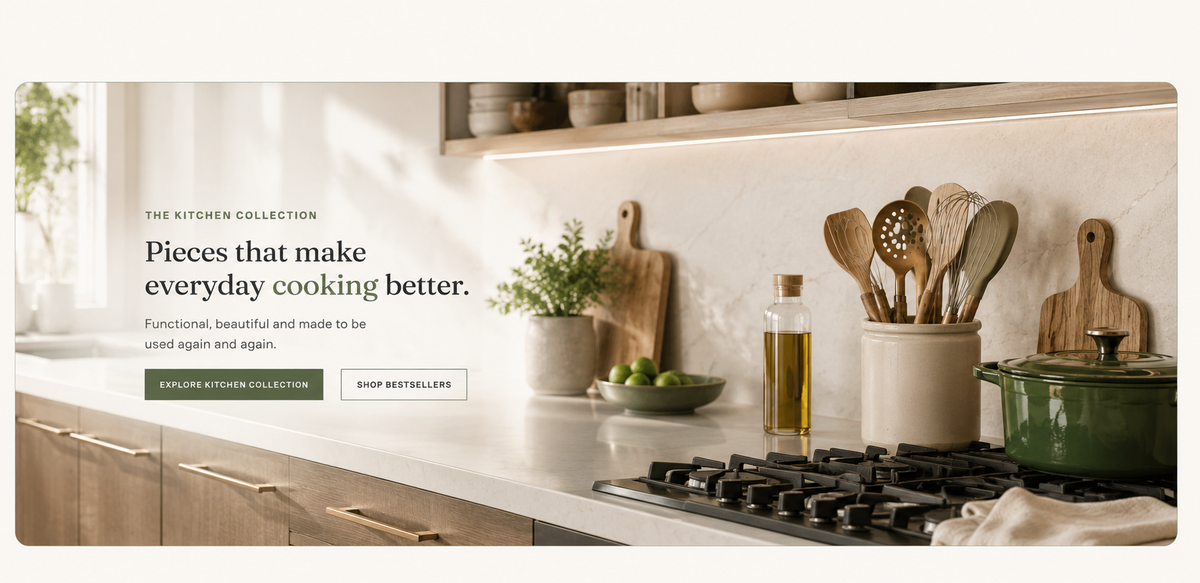 Pieces that make everyday cooking better.