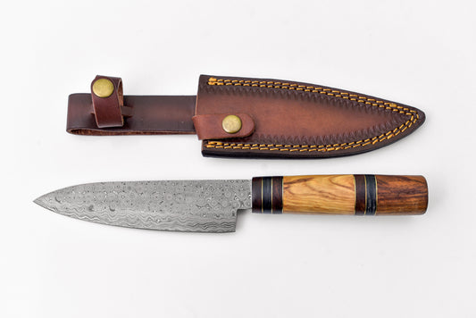 Cuchillo Santoku Damasco