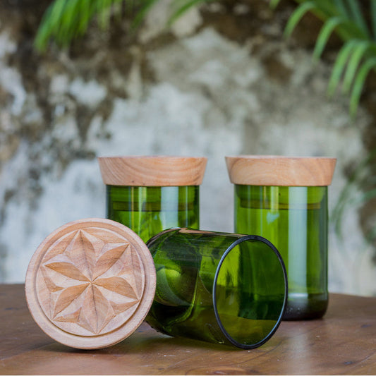 Hiliki Jar, Dark Green