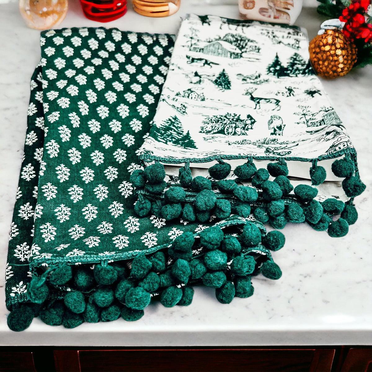 Forest Green Tea Towels