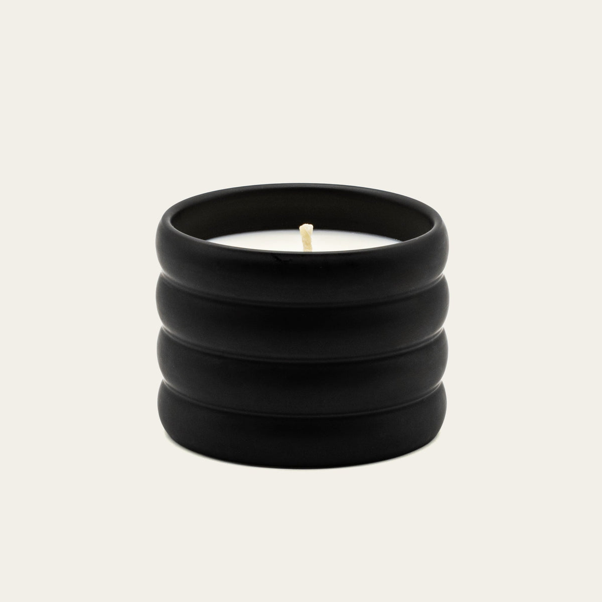 Vela de Cera de Soya en Recipiente de Cerámica Reutilizable