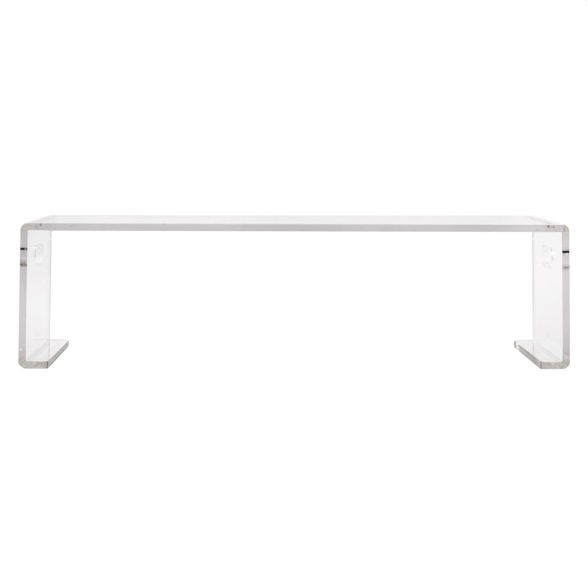 Stackable Clear Acrylic Shoe Shelf for Closets, lifestyle photo