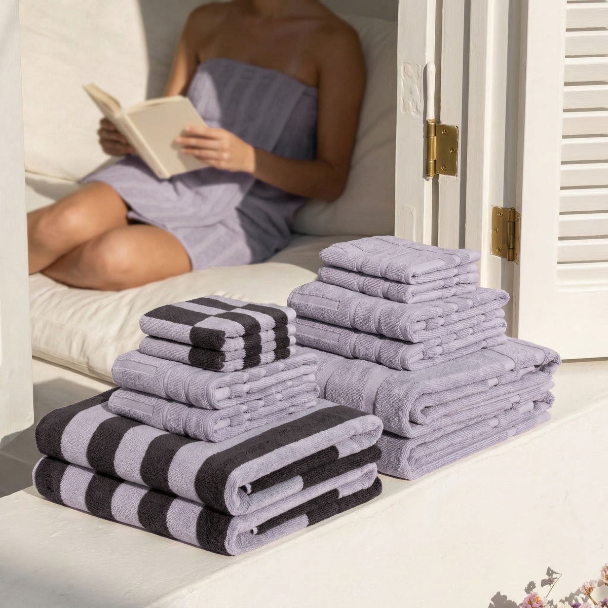 Serviettes Capri en Coton Australien