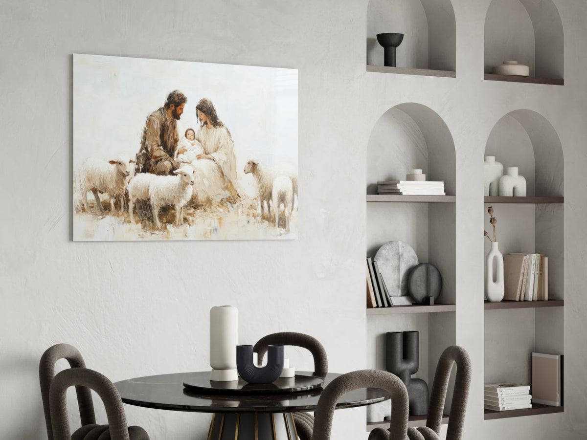 Respect of the Shepherds Glass Wall Art, in use