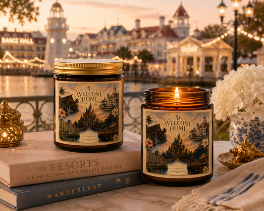 Welcome Home Scented Candle, 9 oz, front view
