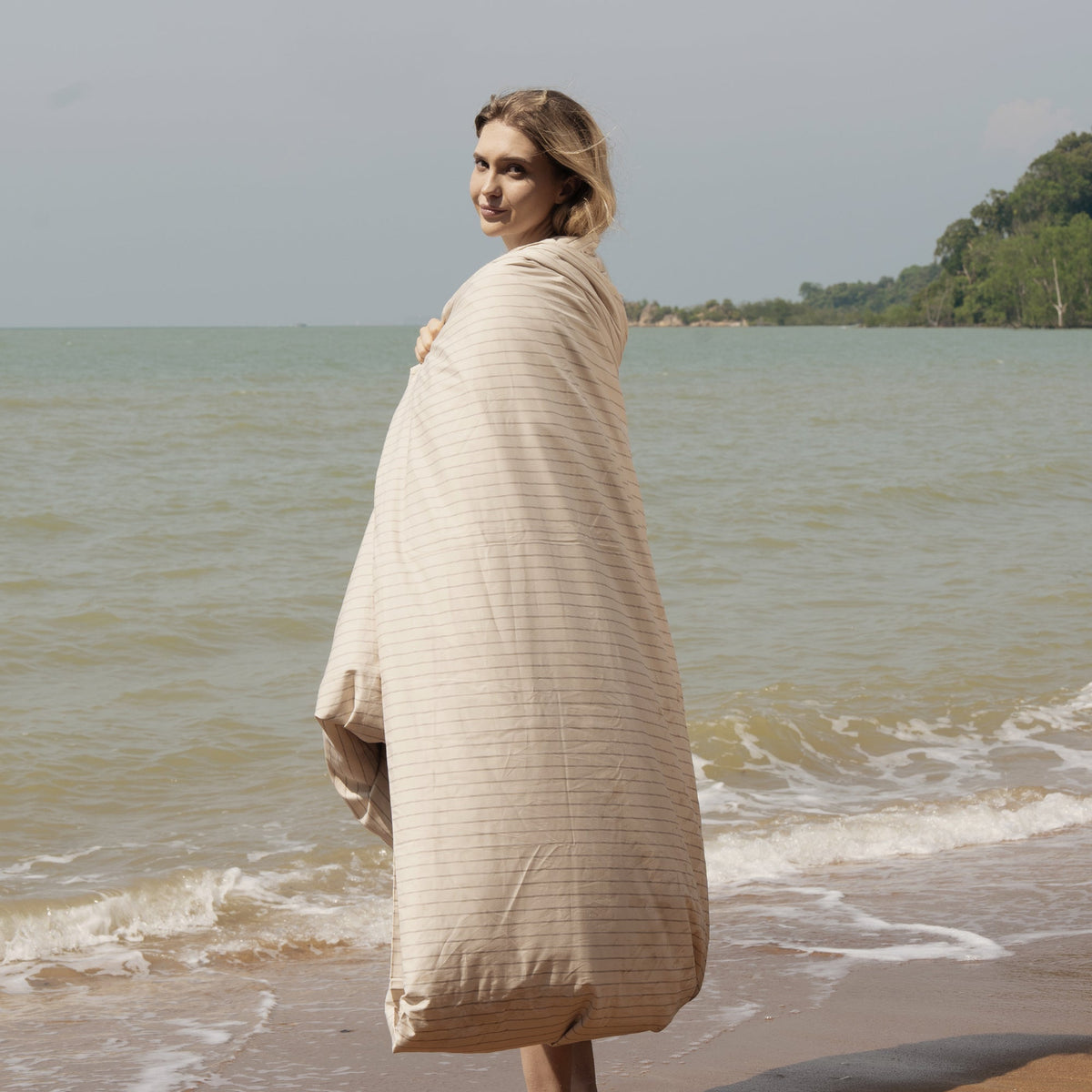 Luxe Australian Sateen Duvet Cover, front view