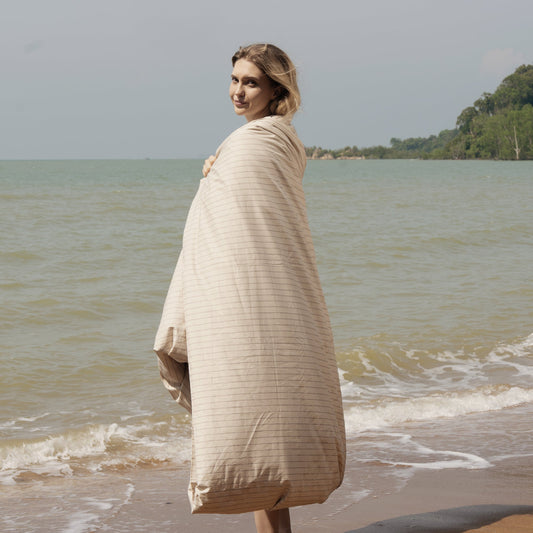 Luxe Australian Sateen Duvet Cover, front view