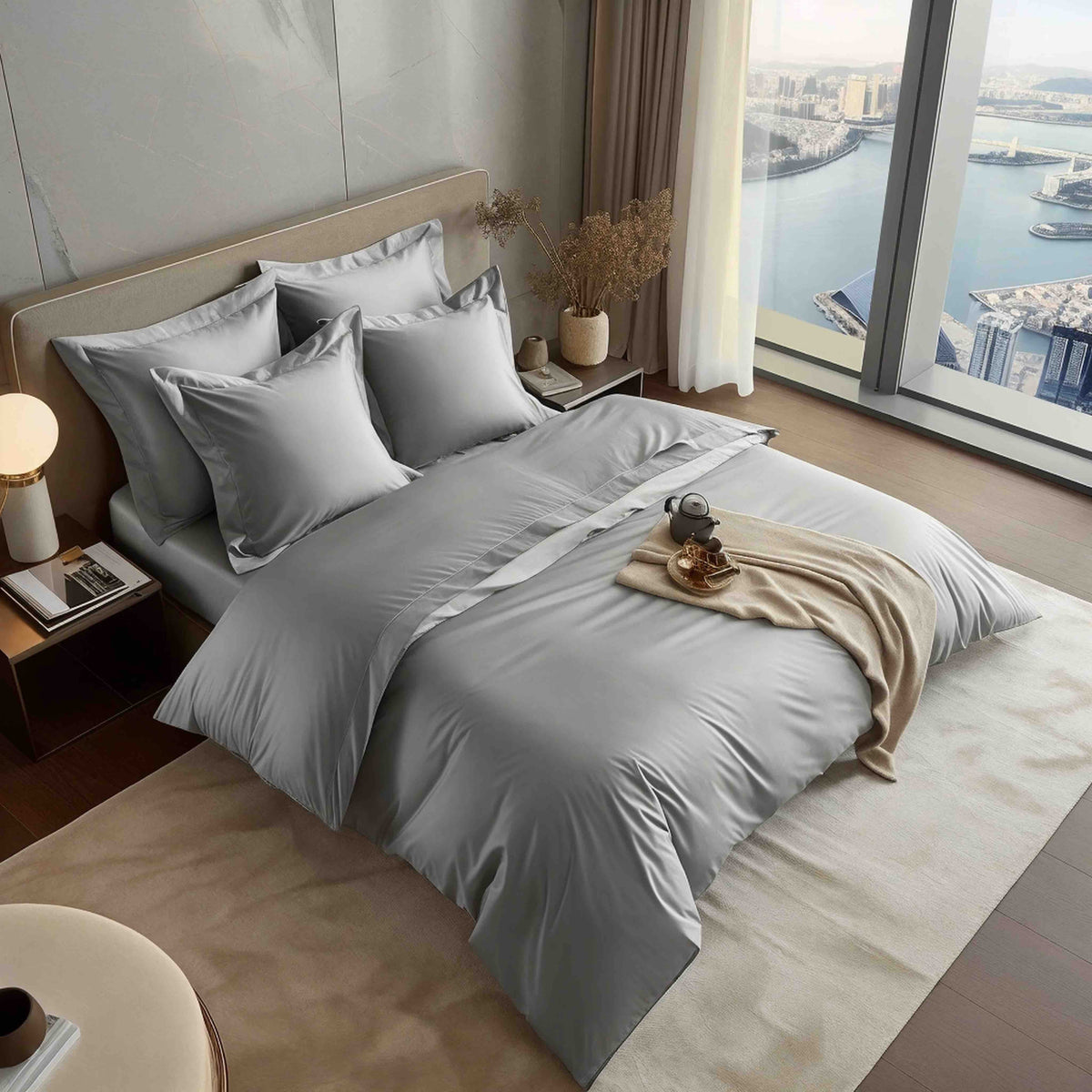 Luxe Australian Sateen Pillowcase Set, full set