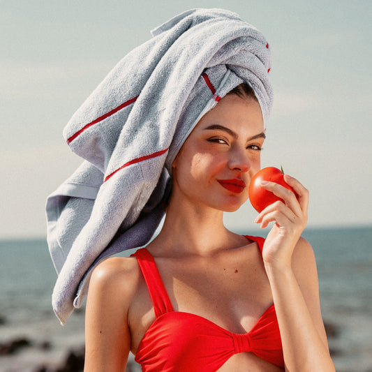 Deia Australian Cotton Towels, front view