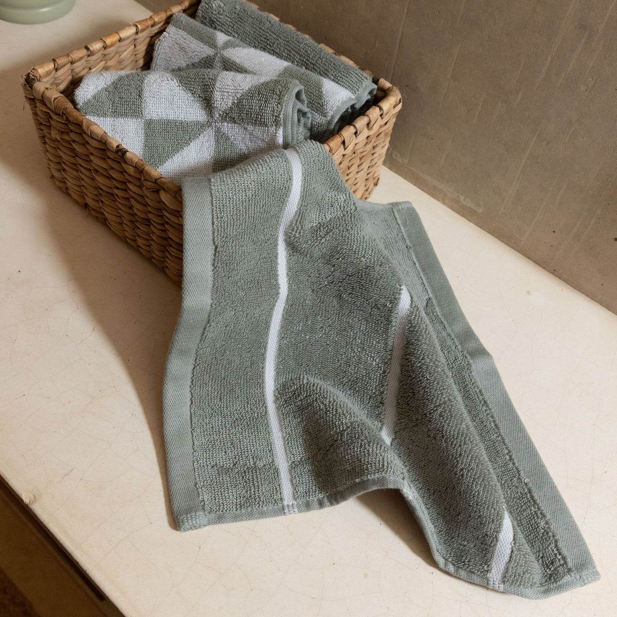 Deia Australian Cotton Towels, detail view