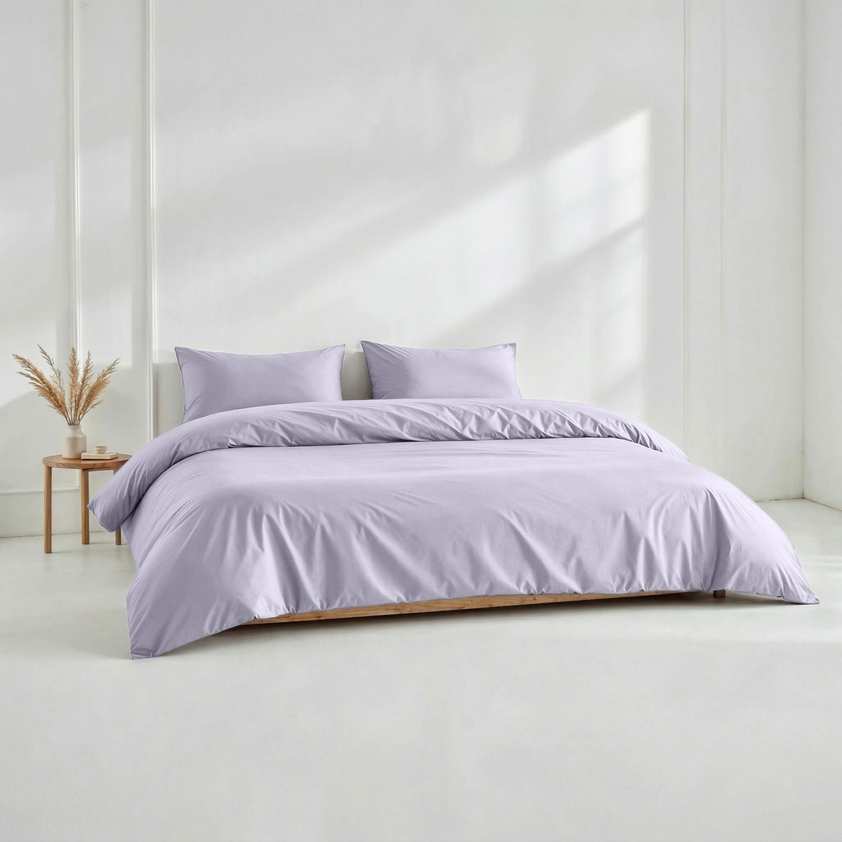 Luxe Australian Sateen Bedding Bundle, in use