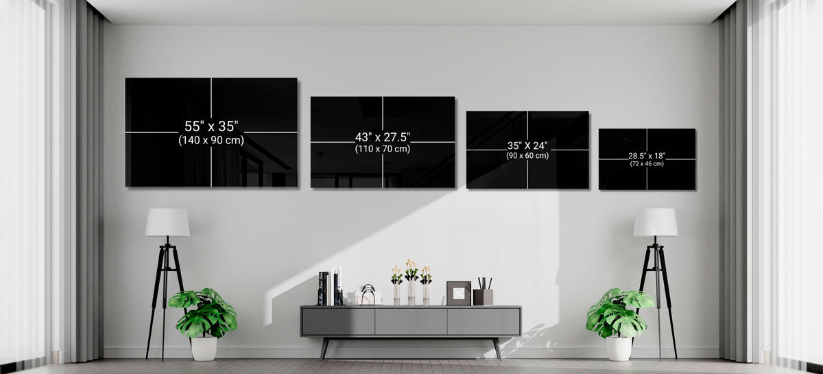 Arte de Pared en Vidrio Fila de Cócteles Neón
